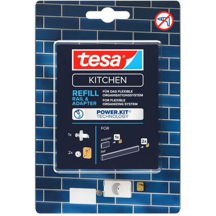 tesa KITCHEN Power-Kit Nachfllset fr Wand-Adapter