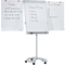 FRANKEN Flipchart Mobil Deluxe, 670 x 950 mm, hellgrau