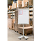 FRANKEN Flipchart Mobil Deluxe, 670 x 950 mm, hellgrau