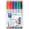 STAEDTLER Lumocolor Whiteboard Marker, 6er Etui