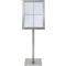 Securit LED-Schaukasten CLASSIC, 4 x DIN A4, silber