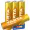 VARTA Alkaline Batterie Longlife, Micro (AAA/LR03)