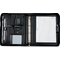 Alassio Tablet-PC Organizer A4 SALERNO, Lederimitat, schwarz