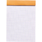 RHODIA Notizblock No. 12, 85 x 120 mm, kariert, orange