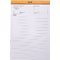 RHODIA Bloc agraf "FAX", format A4+, pr-imprim, orange