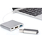 DIGITUS USB 3.0 Multiportadapter, USB-C - HDMI, silber