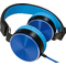 LogiLink Stereo Headset, faltbar, schwarz/blau