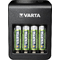 VARTA Ladegert LCD Plug Charger+, inkl. 4 x AA Akkus