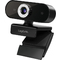 LogiLink Pro Full-HD-USB-Webcam mit Mikrofon, schwarz