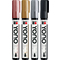 Marabu Acrylmarker "YONO", 1,5 - 3,0 mm, 4er Set METAL