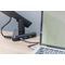 DIGITUS Monitorarm mit integrierter Docking Station, schwarz