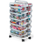 deflecto Caddy-Organizer, stapelbar, wei/transparent