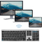 LogiLink Bluetooth Multi-Device Tastatur, silber