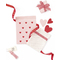 folia Stoffbnder-Mix "Rosy Love", Gesamtlnge: 5,5 m