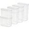 emsa Trockenvorratsdose OPTIMA, 7er Set, transparent-wei