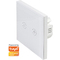 LogiLink Wi-Fi Smart Wandschalter, 2-fach, wei