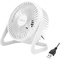 LogiLink USB-Schreibtisch-Ventilator, 40 dB, wei