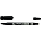 PILOT Permanent-Marker Twin Marker, BONUS PACK, schwarz