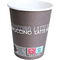 HYGOSTAR Hartpapier-Kaffeebecher To Go, 200 ml, braun/wei