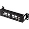 LogiLink 10" Keystone Patch Panel, 12-Port, schwarz