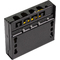 LogiLink Mini-Verteiler, Kat.6A, 4 Ports, schwarz