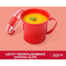 Sistema Mikrowellendose MEDIUM SOUP MUG, 650 ml, rot