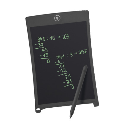 WEDO LCD Schreib- & Maltafel, 8,5 Zoll (21,59 cm), schwarz