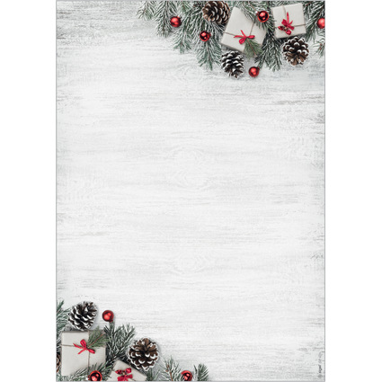 sigel Weihnachts-Motiv-Papier Scandinavian Christmas, A4