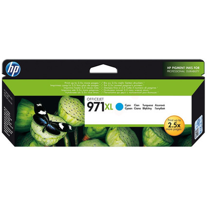 hp Tinte hp 971XL fr hp OfficeJet Pro X451dw, cyan